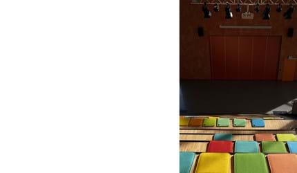 Bjørlien skole filtsæder på trappe (4)