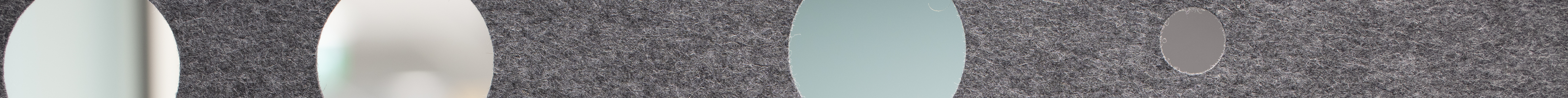 CoverSingle, rumdeler i filt, uldfilt, Roomdivider in felt,