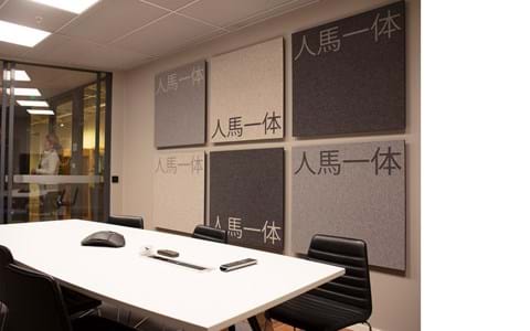 4, Covers rumafskærmning og akustikmoduler i filt