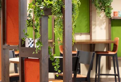 1, Portalen Lillestrøm, filt dekoration