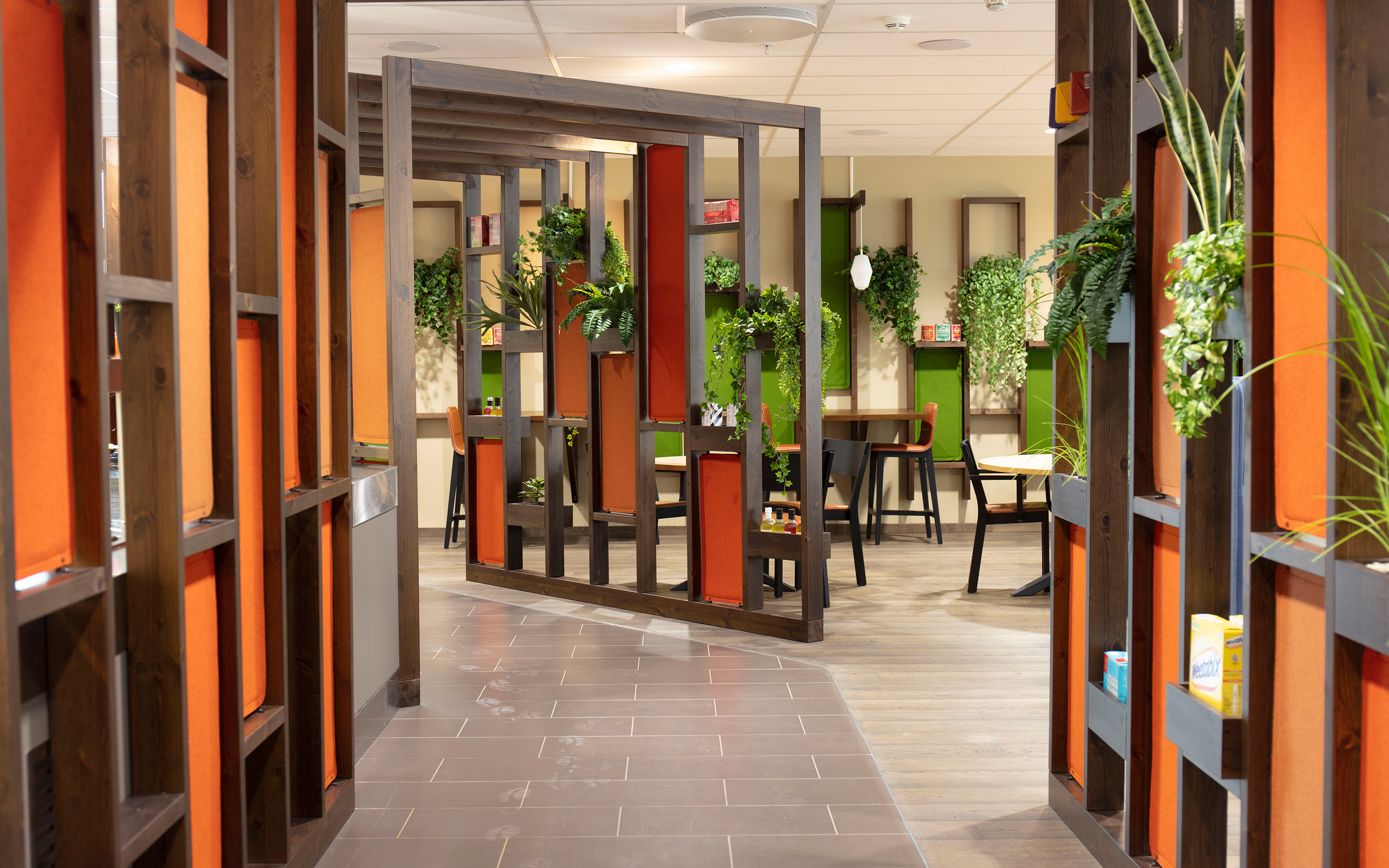 2, Portalen Lillestrøm, filt dekoration