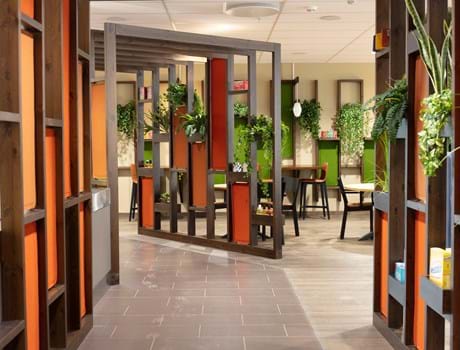 2, Portalen Lillestrøm, filt dekoration