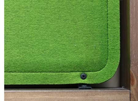 3, Portalen Lillestrøm, filt dekoration detalje