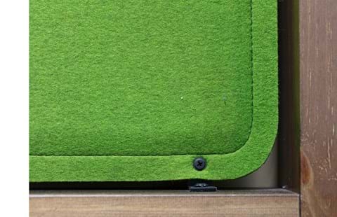 3, Portalen Lillestrøm, filt dekoration detalje