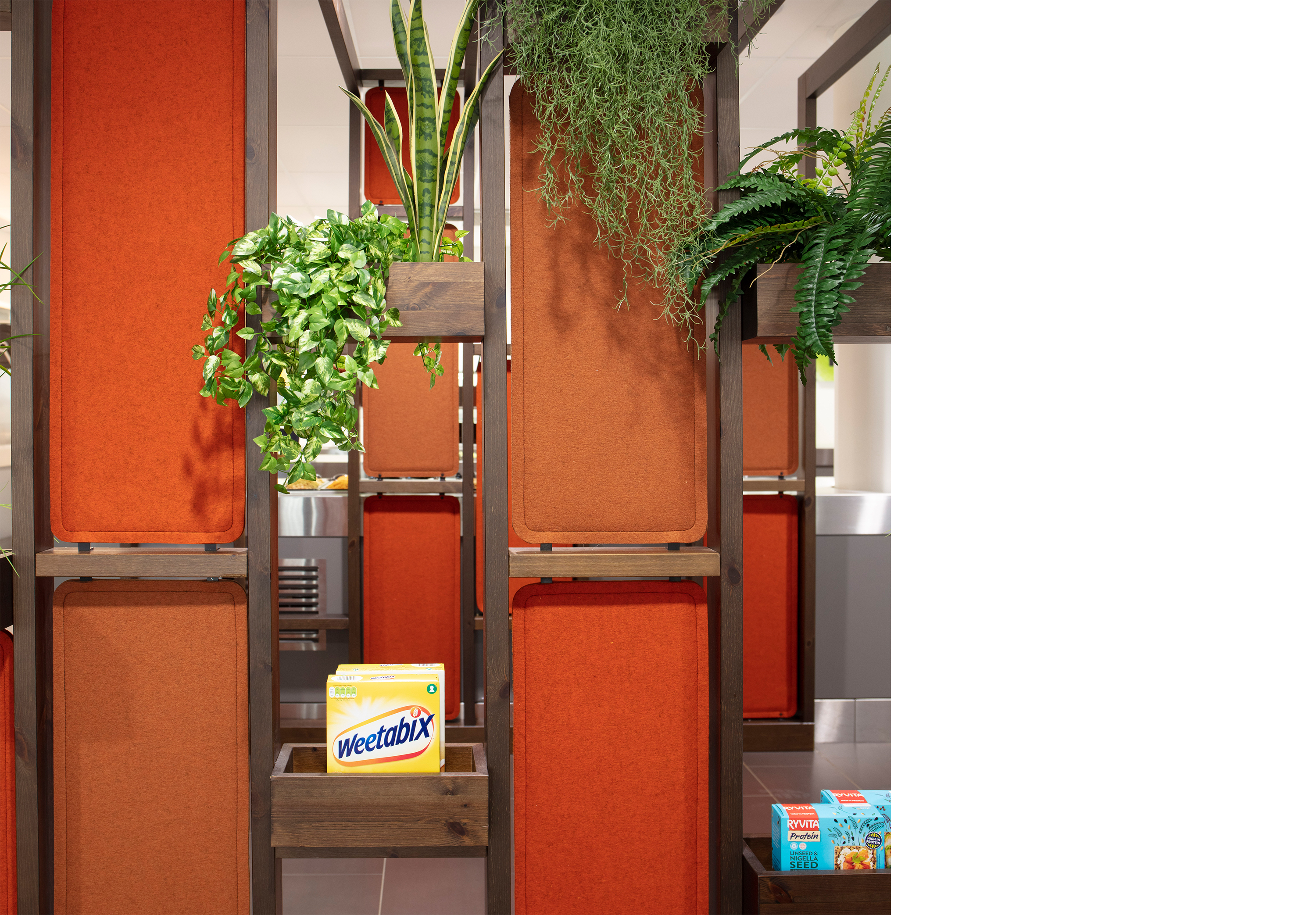 4, Portalen Lillestrøm, filt dekoration