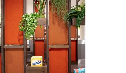 4, Portalen Lillestrøm, filt dekoration