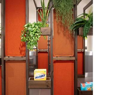 4, Portalen Lillestrøm, filt dekoration