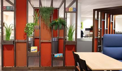 5, Portalen Lillestrøm, filt dekoration.