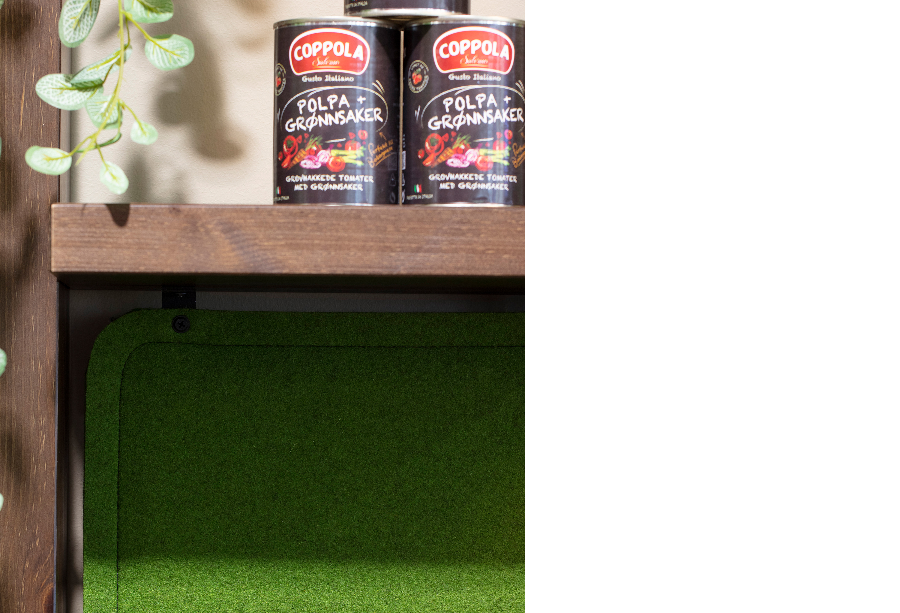 6, Portalen Lillestrøm, filt dekoration.