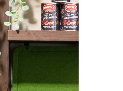 6, Portalen Lillestrøm, filt dekoration.