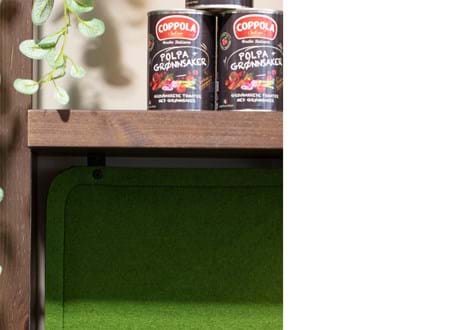 6, Portalen Lillestrøm, filt dekoration.