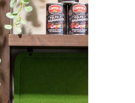 6, Portalen Lillestrøm, filt dekoration.