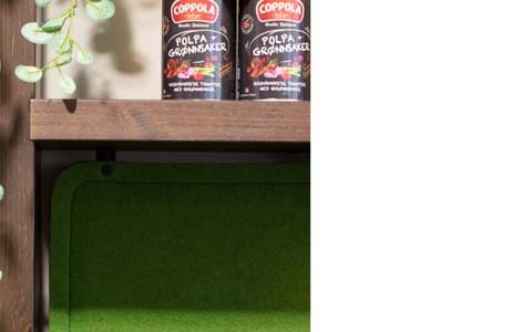 6, Portalen Lillestrøm, filt dekoration.