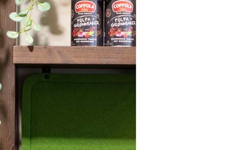 6, Portalen Lillestrøm, filt dekoration.