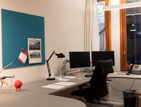 Opslagstavle med filt, TInghuset i Oslo (3)