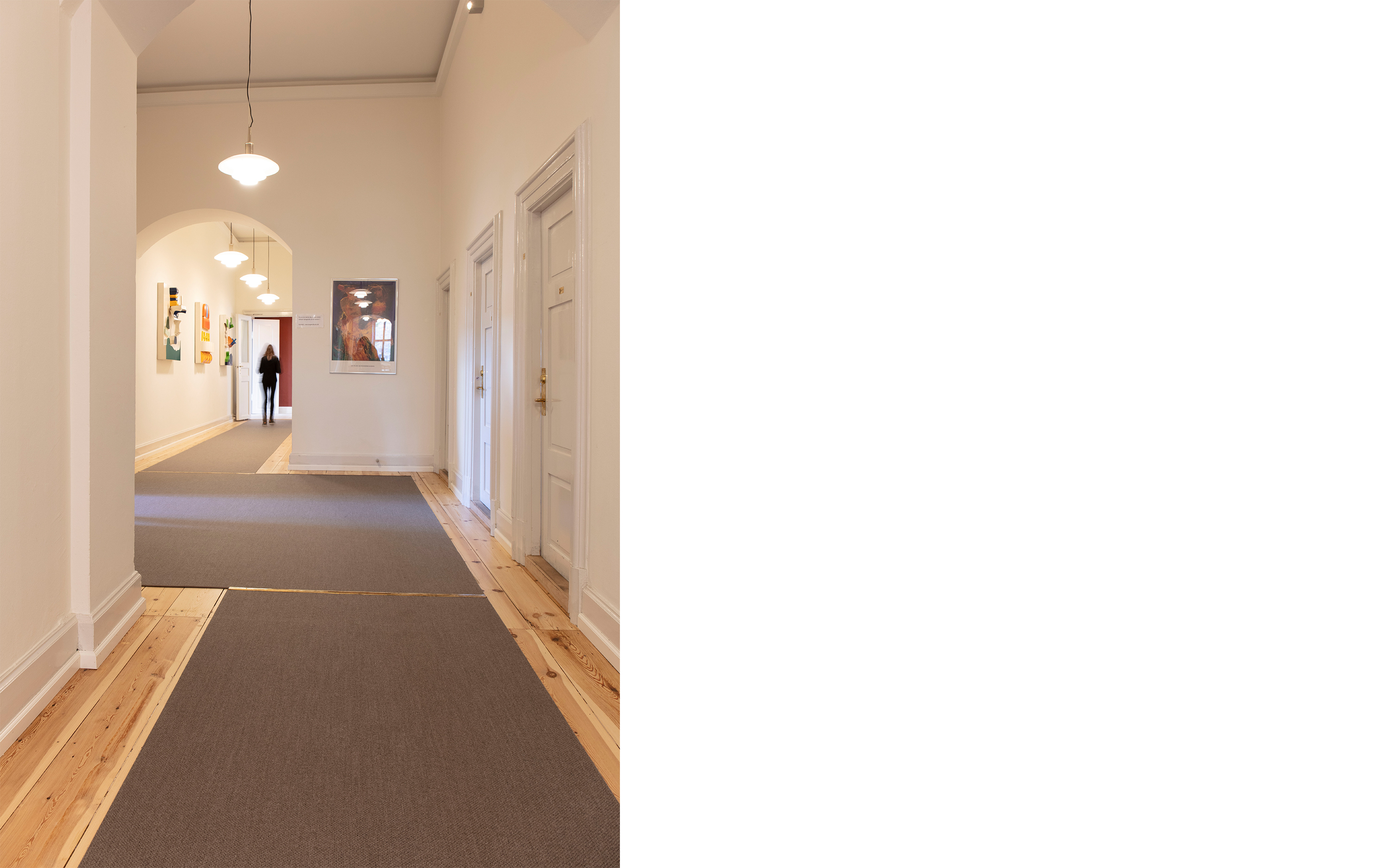 Mellon løber, tæppeløber, carpet runner, gulvløber, løber, runner