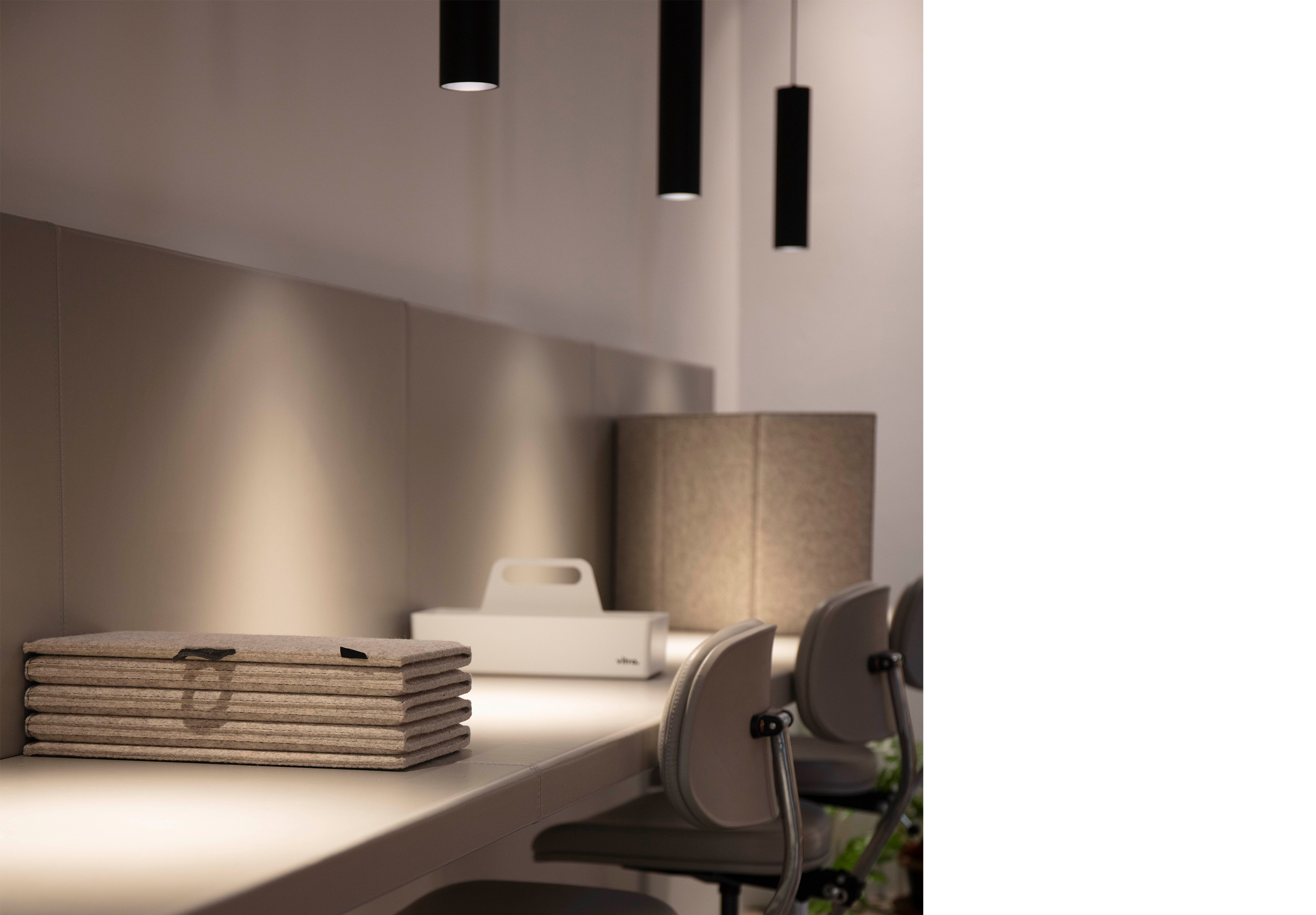 ZigZag  bordskærm i filt, The House. (3)