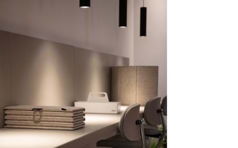 ZigZag bordskærm i filt, The House. (3)