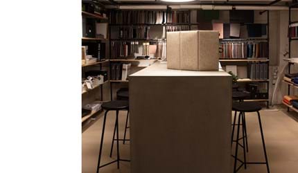 ZigZag  bordskærm i filt, The House. (4)