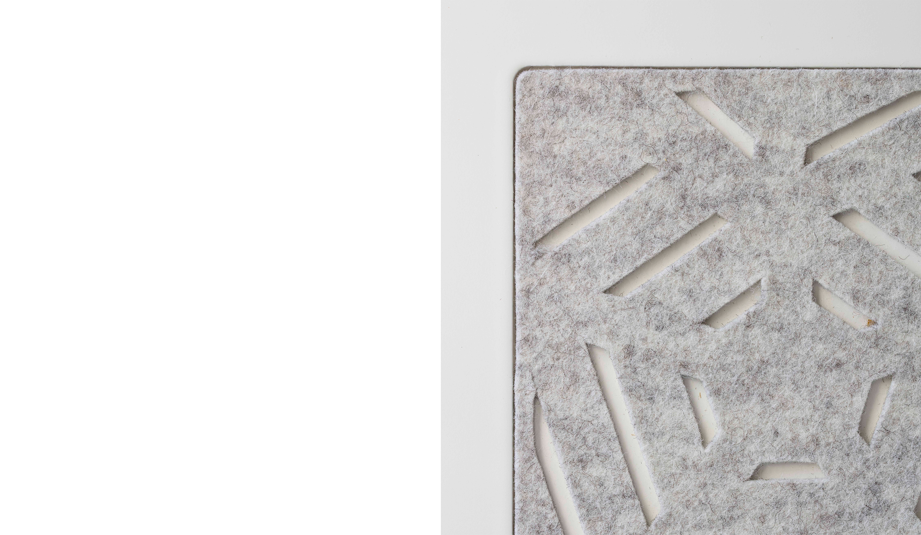 filt med udskæring som afskærmning