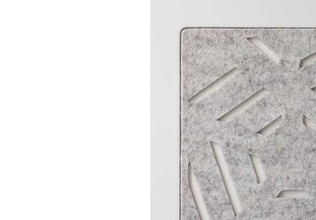 filt med udskæring som afskærmning