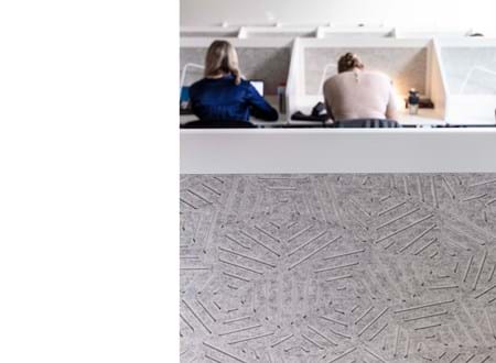 filt med udskæring som afskærmning