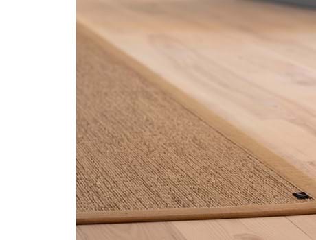 detalje af Fraster sisal tæppe