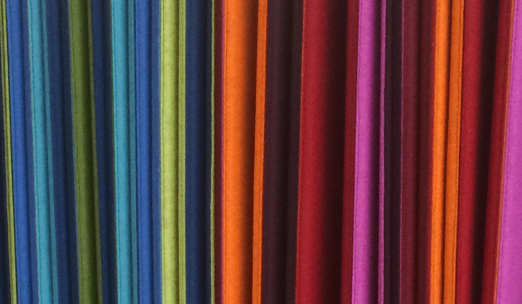 wool felt in many colors