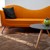 Jubba 3220 nougat, orange sofa